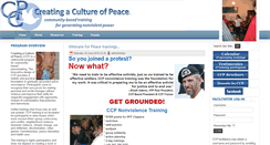 Desktop Screenshot of creatingacultureofpeace.org